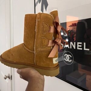 Brown Ugg Bailey Bow Boots